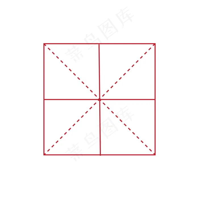 红色练字田字格米字格220002000像素300dpiai矢量模版下载