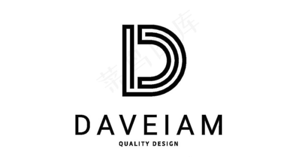 矢量logo标志d字母元素图片