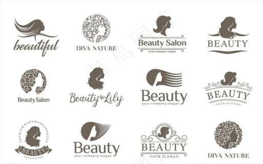 美发主题logo图片