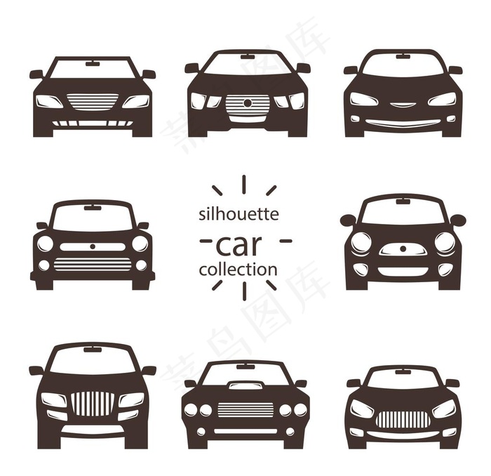 汽车小车矢量车车logo图片ai矢量模版下载