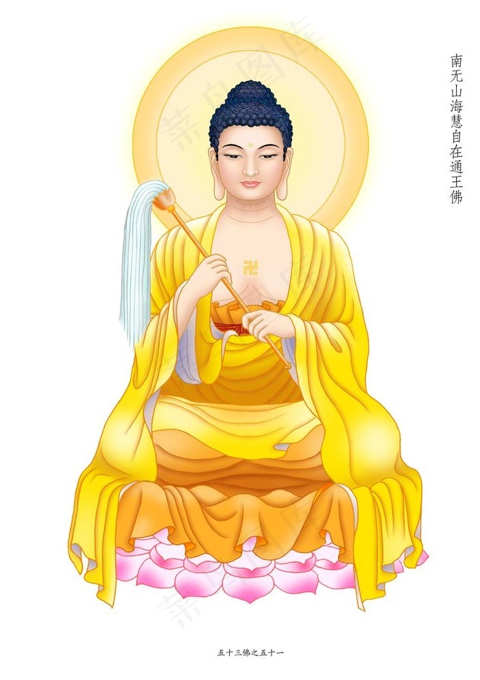 山海慧自在通王佛图片