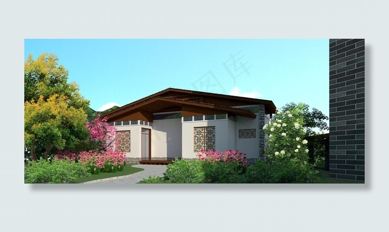 公园卫生间公共厕所设计效果图图片