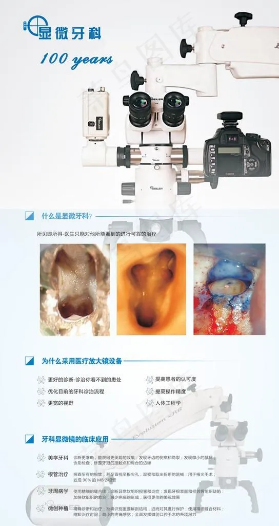显微镜牙科图片