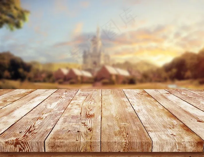 木桌 台面 背景 桌面图片