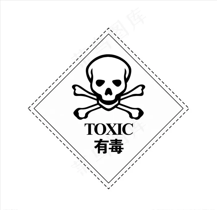 有毒标志图片ai矢量模版下载