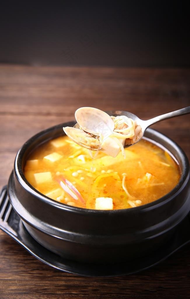 海鲜豆腐汤图片