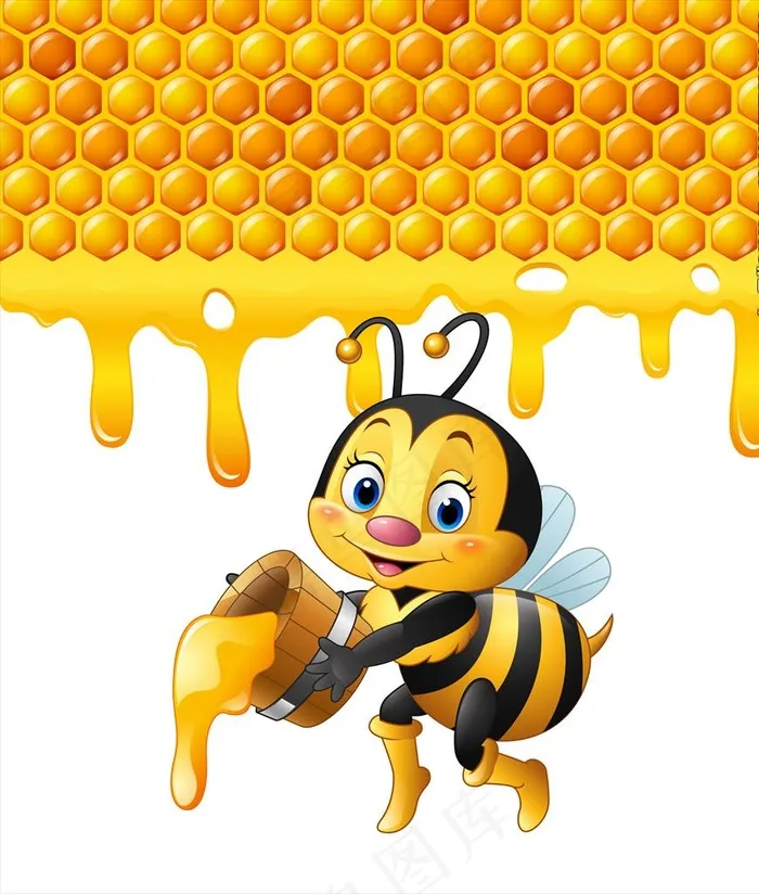 可爱卡通蜜蜂图片