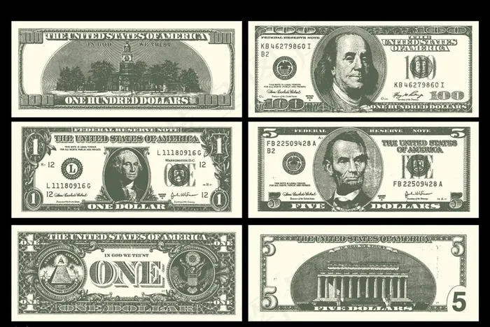 美元集合图片