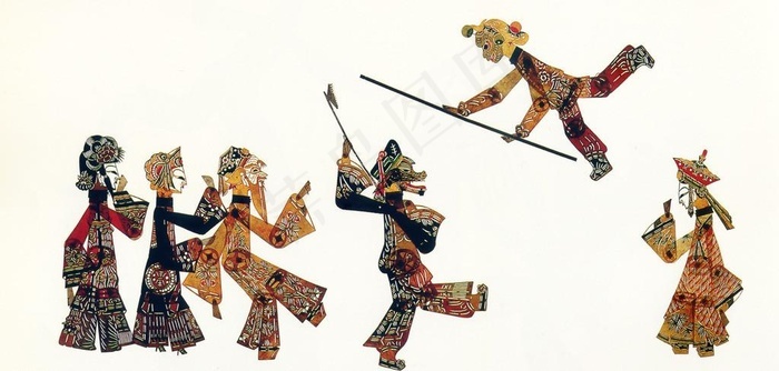 传统皮影西游记图片