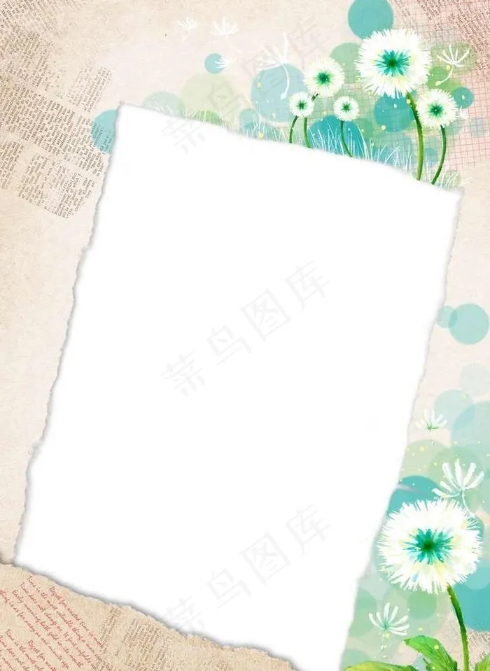 鲜花花朵日记本背景图片