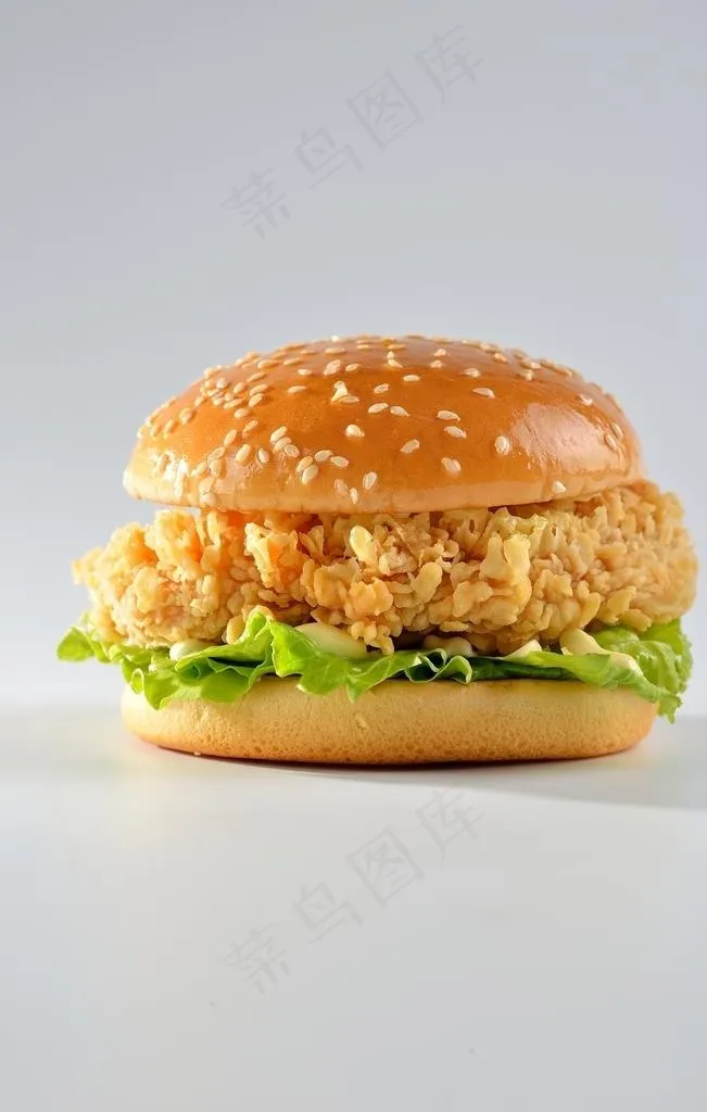 美式炸鸡汉堡 汉堡 板烧 鸡肉图片