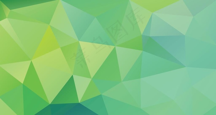 绿色渐变几何背景图片