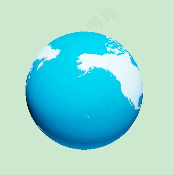 旋转地球GIF图片