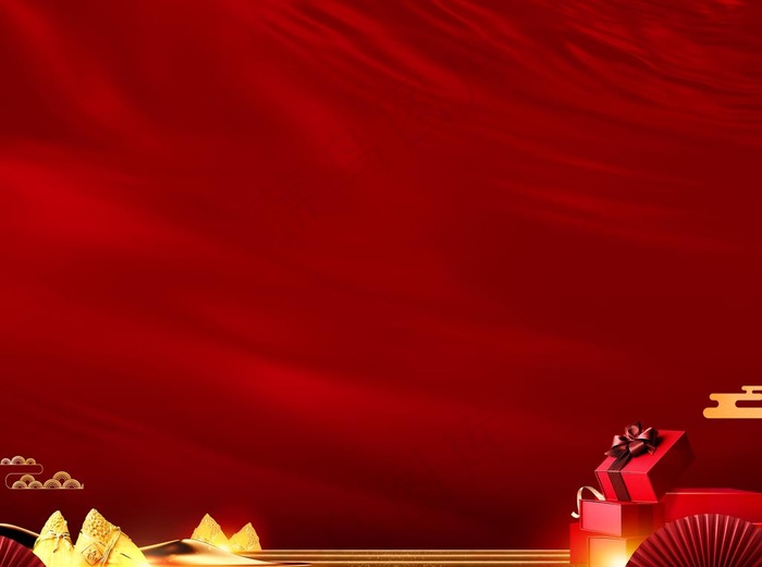 地产活动红色背景图片