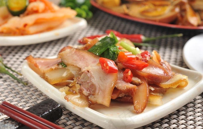 凉拌猪头皮图片