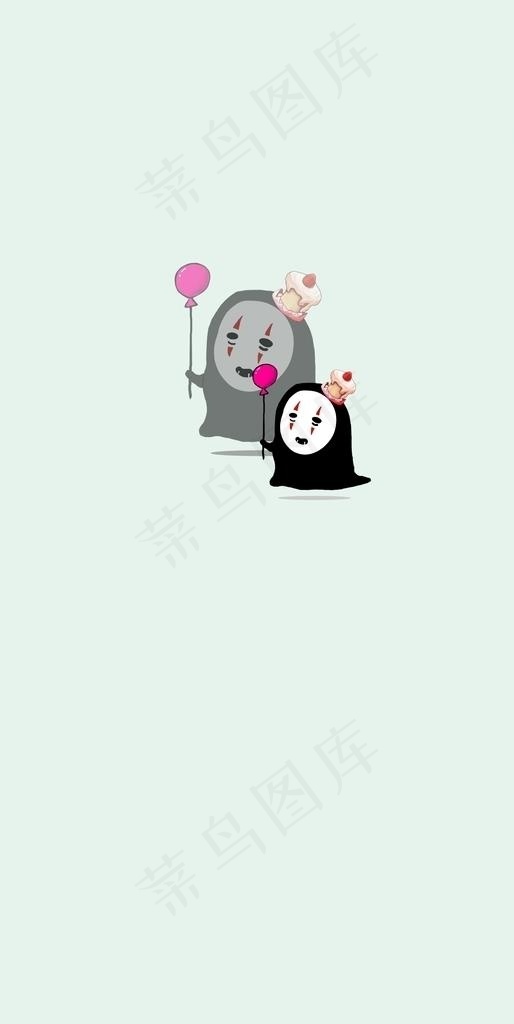 手机壁纸无脸男图片