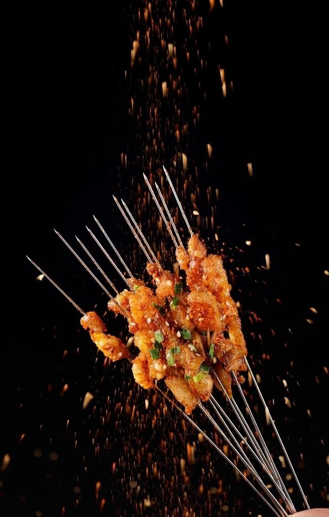 烤蹄筋图片 - 菜鸟图库