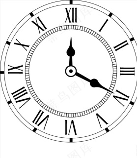 欧式钟表图片cdr矢量模版下载