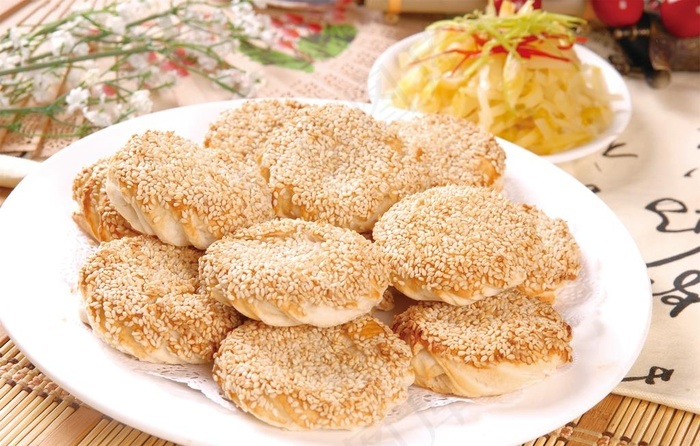 高炉烧饼图片