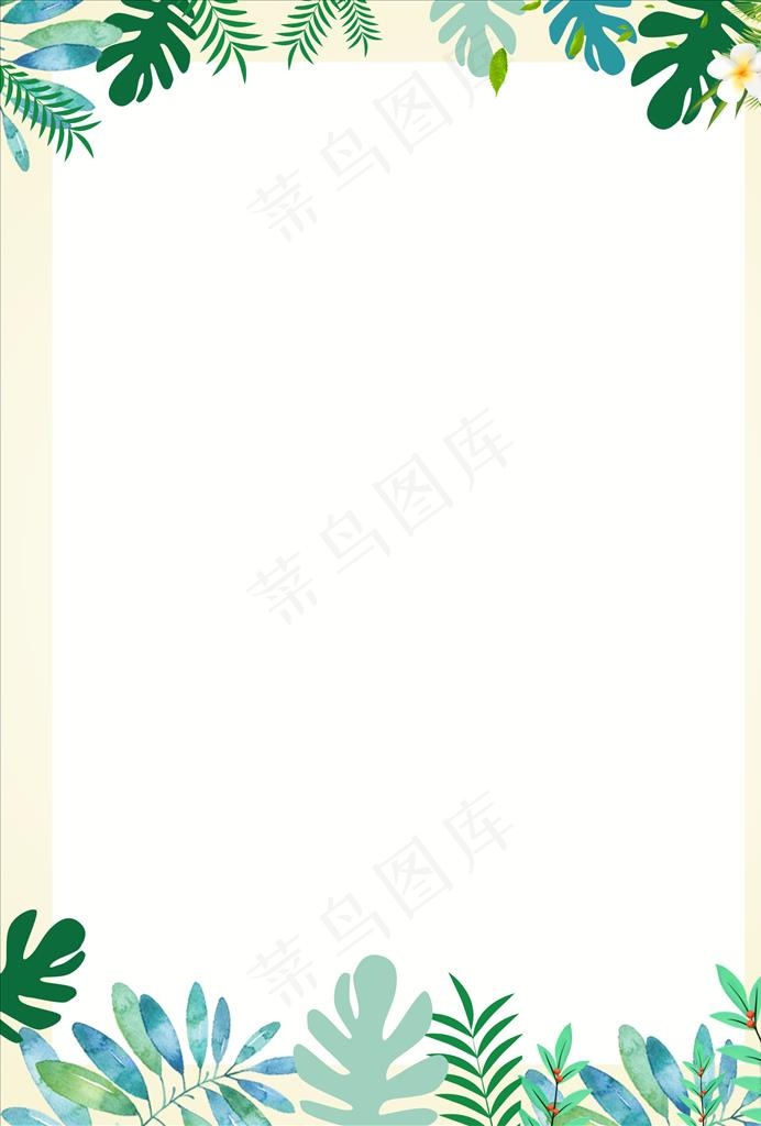 简约小清新美容背景素材图片cdr矢量模版下载