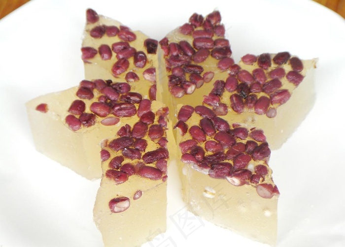 红豆薏米水晶糕图片