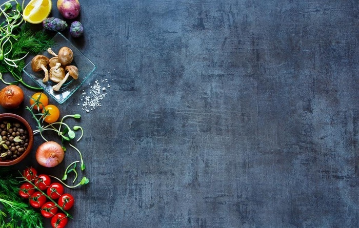 餐饮美食食材调料摄影海报背景图片