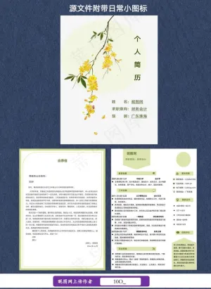 简历套装图片预览图