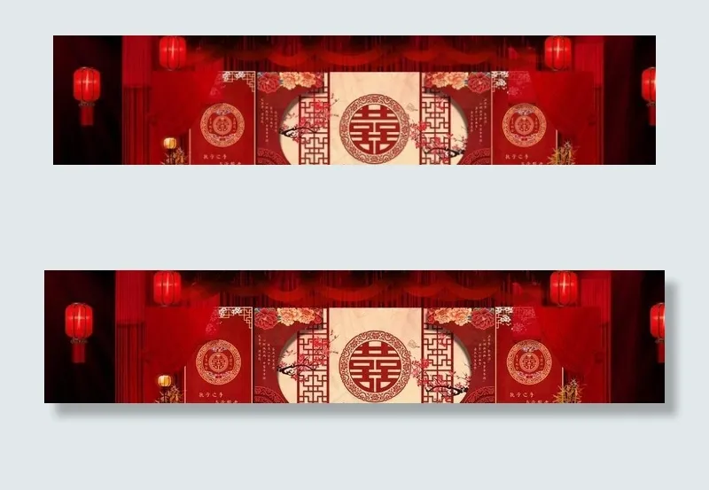 中式 婚礼 中式婚礼 红色婚礼图片