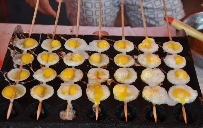 鹌鹑蛋 烤鸟蛋 烤蛋图片