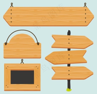 矢量公告栏指示牌cdr矢量模版下载