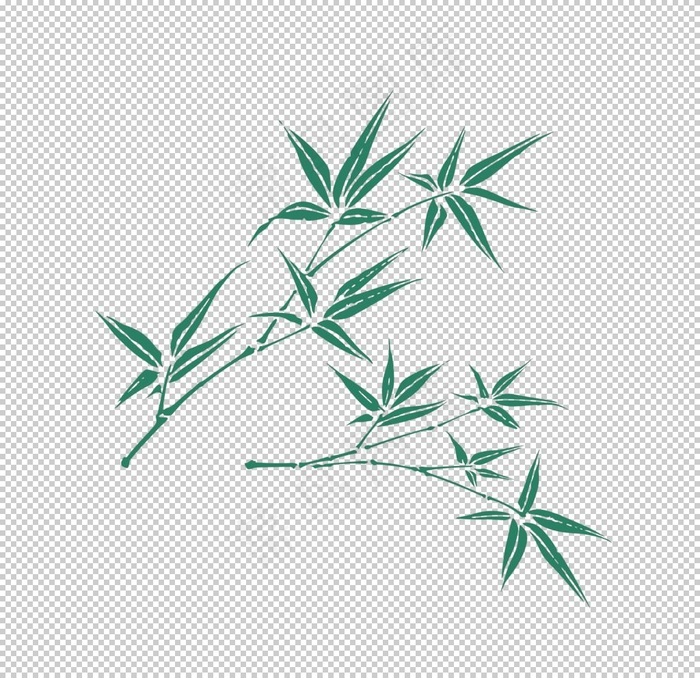 竹子竹叶图片