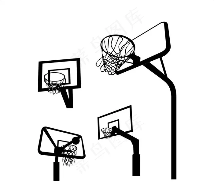 篮球架图片