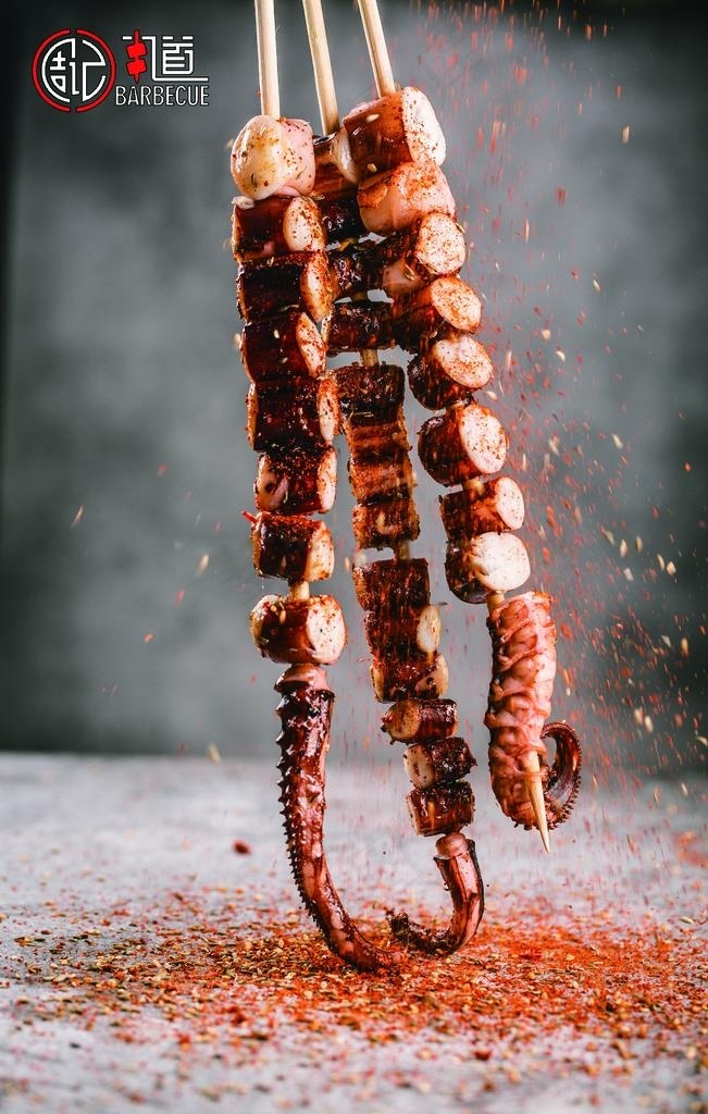 烤鱿鱼图片