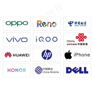 手机品牌logo图片0x0cdr矢量模版下载