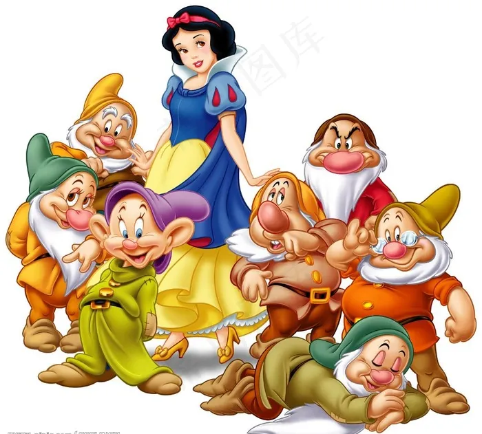 《白雪公主》 白雪公主与七个小矮人图片