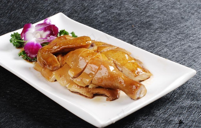 玫瑰豉油鸡图片