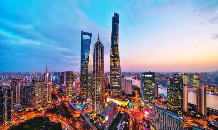 新时代地标建筑上海中国图片