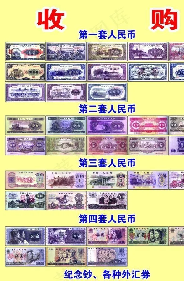 老版人民币图片
