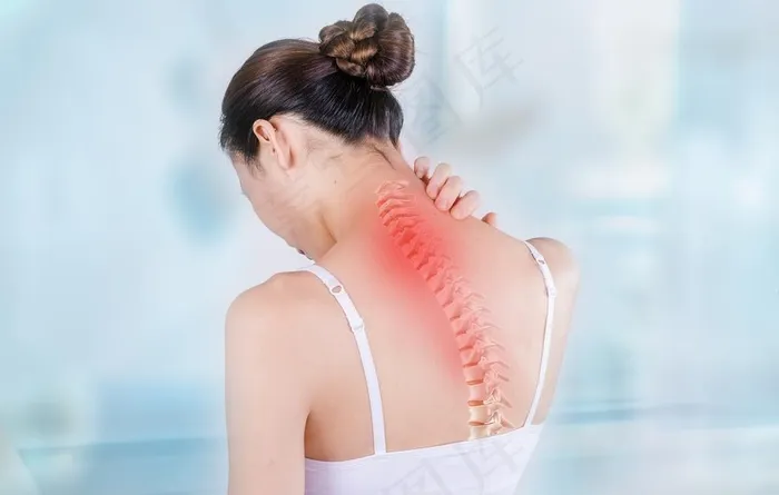 颈椎痛脊椎受伤疼痛图片