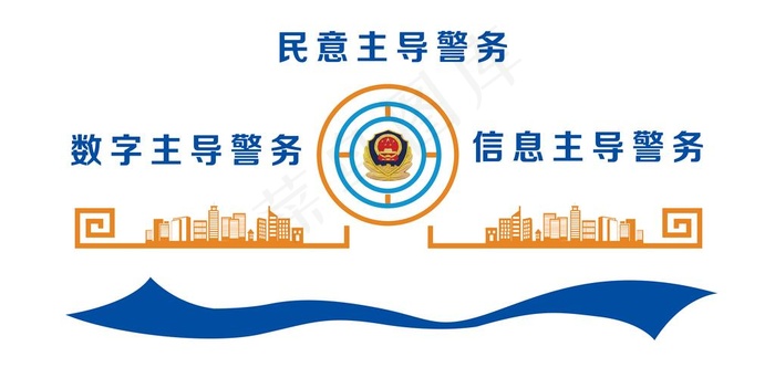 公安文化墙警务室文化图片