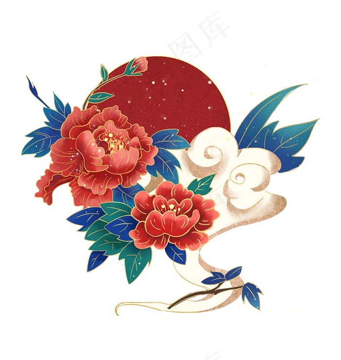 png中国风元素免抠高清图片psd模版下载