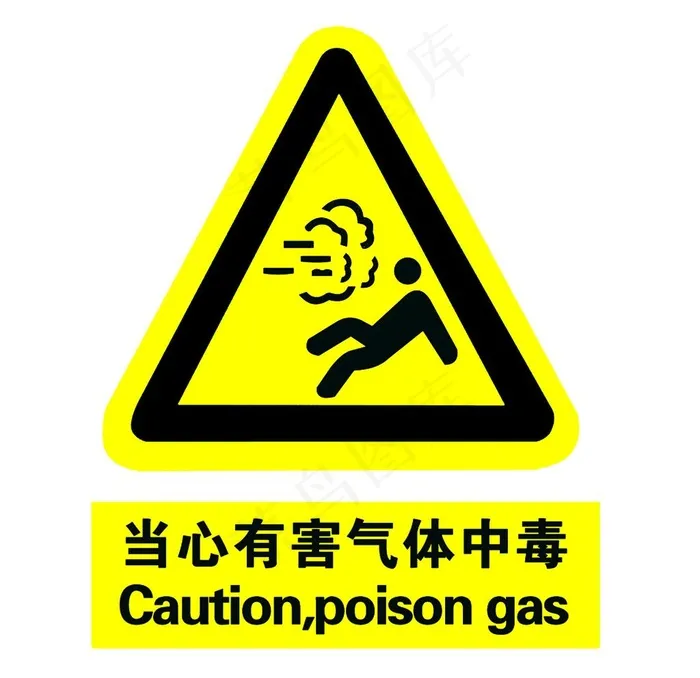 当心有害气体中毒图片