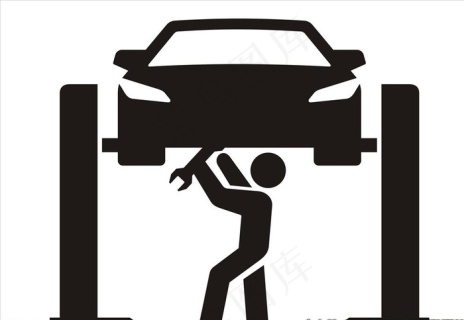 汽车汽修图标iconai矢量模版下载 - 菜鸟图库