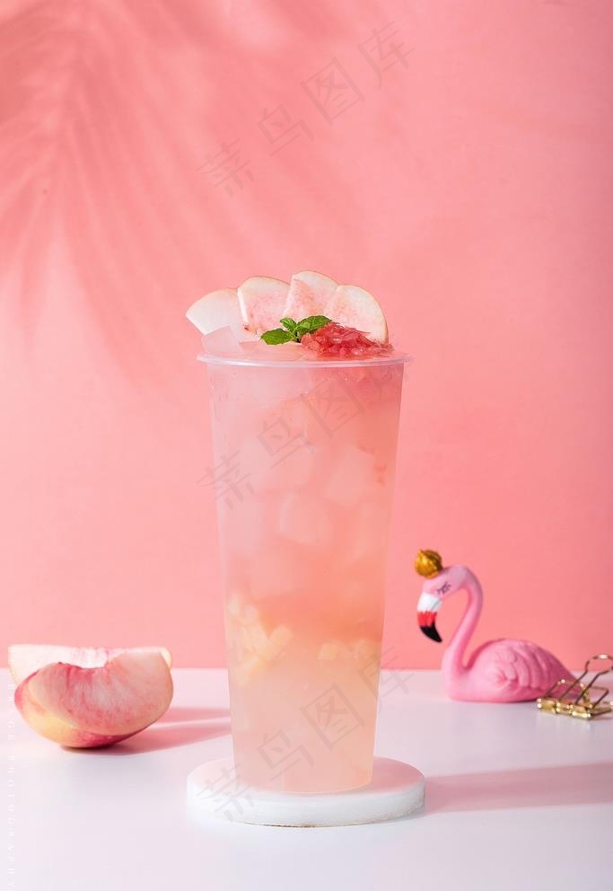 水蜜桃果茶图片