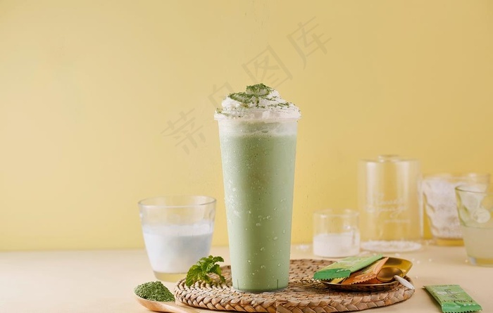 本素材作品名称为抹茶奶盖 抹茶奶茶图片,素材编号是1784840