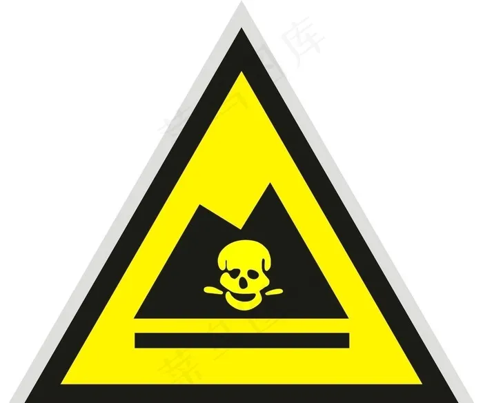 危险废物警告标志图片