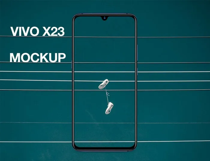 vivox23样机素材图片psd模版下载