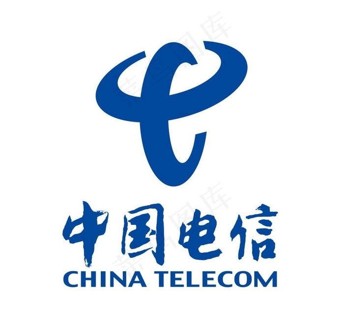 中国电信蓝色标准色图片