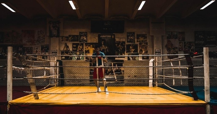 拳击擂台图片