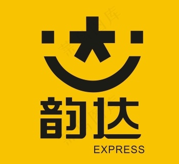 韵达快递企业矢量logo标志图图片ai矢量模版下载